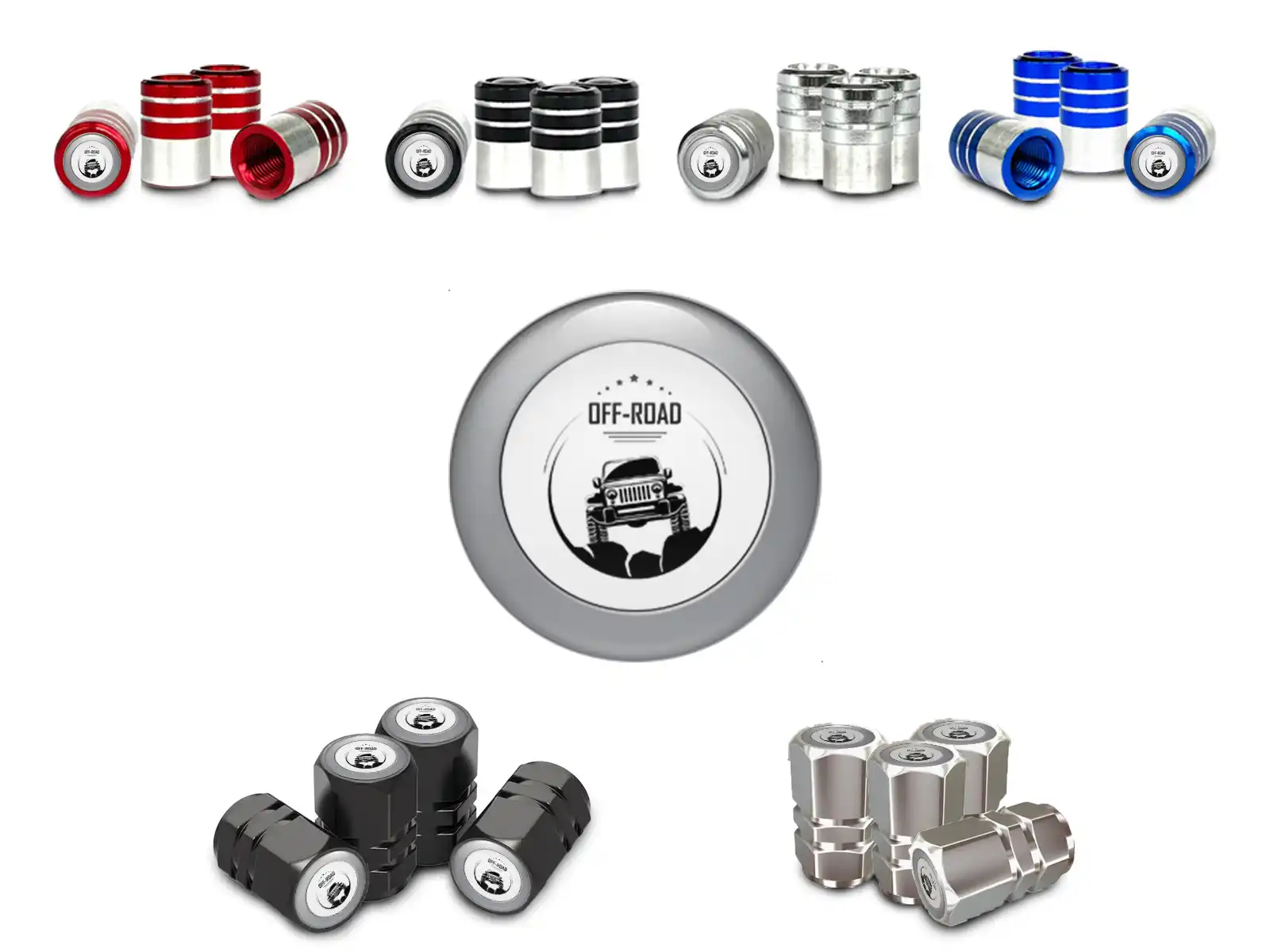 Rim Valve Caps for Trucks Standard Build